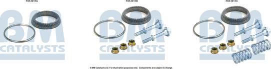 BM Catalysts FK51011 - Kit montaggio, Tubo gas scarico autozon.pro