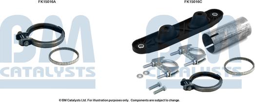 BM Catalysts FK15016 - Kit di montaggio, Filtro antiparticolato / particellare autozon.pro