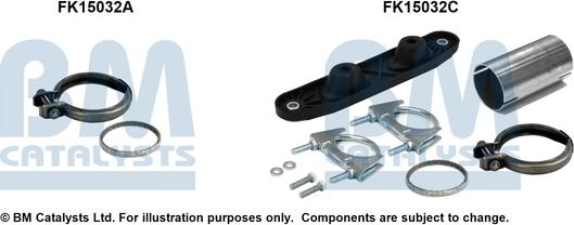 BM Catalysts FK15032 - Kit di montaggio, Filtro antiparticolato / particellare autozon.pro