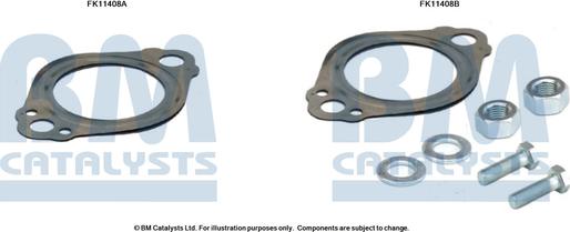 BM Catalysts FK11408 - Kit di montaggio, Filtro antiparticolato / particellare autozon.pro