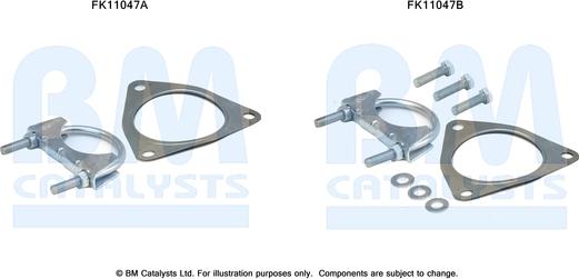 BM Catalysts FK11047 - Kit di montaggio, Filtro antiparticolato / particellare autozon.pro