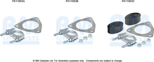 BM Catalysts FK11053 - Kit di montaggio, Filtro antiparticolato / particellare autozon.pro