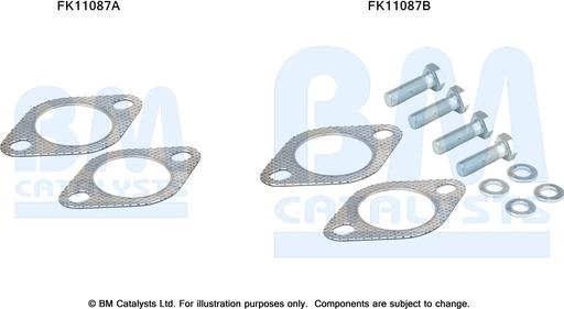 BM Catalysts FK11087 - Kit di montaggio, Filtro antiparticolato / particellare autozon.pro