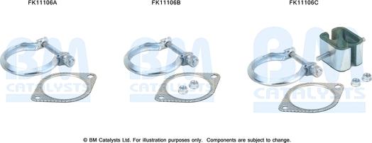 BM Catalysts FK11106 - Kit di montaggio, Filtro antiparticolato / particellare autozon.pro