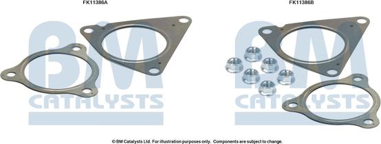 BM Catalysts FK11386 - Kit di montaggio, Filtro antiparticolato / particellare autozon.pro