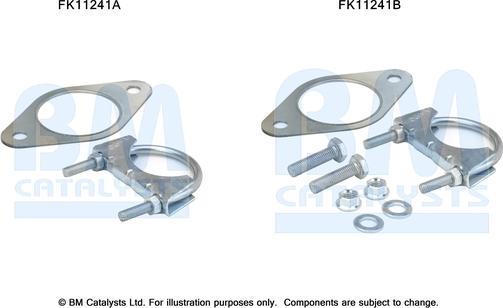 BM Catalysts FK11241 - Kit di montaggio, Filtro antiparticolato / particellare autozon.pro