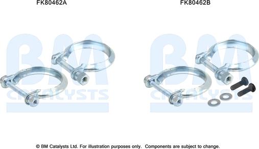 BM Catalysts FK80462 - Kit montaggio, Catalizzatore autozon.pro