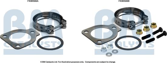 BM Catalysts FK80566 - Kit montaggio, Catalizzatore autozon.pro