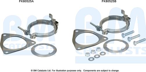 BM Catalysts FK80525 - Kit montaggio, Catalizzatore autozon.pro