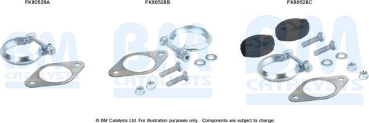 BM Catalysts FK80528 - Kit montaggio, Catalizzatore autozon.pro