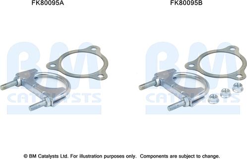 BM Catalysts FK80095 - Kit montaggio, Catalizzatore autozon.pro