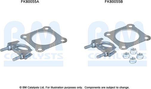 BM Catalysts FK80055 - Kit montaggio, Catalizzatore autozon.pro