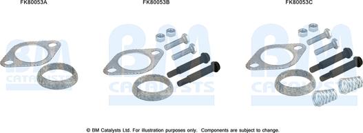 BM Catalysts FK80053 - Kit montaggio, Catalizzatore autozon.pro