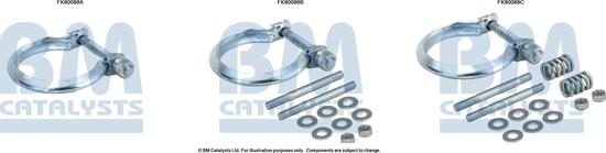 BM Catalysts FK80088 - Kit montaggio, Catalizzatore autozon.pro