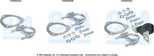 BM Catalysts FK80025 - Kit montaggio, Catalizzatore autozon.pro