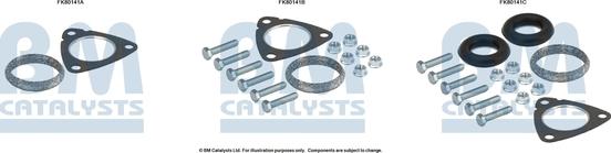 BM Catalysts FK80141 - Kit montaggio, Catalizzatore autozon.pro