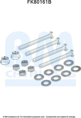 BM Catalysts FK80161 - Kit montaggio, Catalizzatore autozon.pro