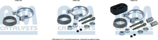 BM Catalysts FK80113 - Kit montaggio, Catalizzatore autozon.pro