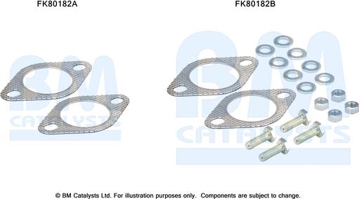 BM Catalysts FK80182 - Kit montaggio, Catalizzatore autozon.pro