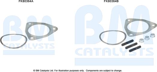 BM Catalysts FK80364 - Kit montaggio, Catalizzatore autozon.pro