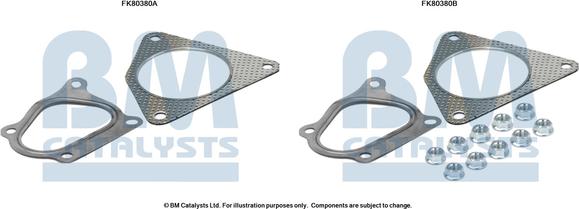 BM Catalysts FK80380 - Kit montaggio, Catalizzatore autozon.pro