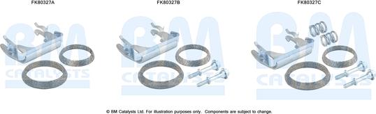 BM Catalysts FK80327 - Kit montaggio, Catalizzatore autozon.pro