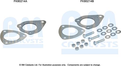 BM Catalysts FK80214 - Kit montaggio, Catalizzatore autozon.pro