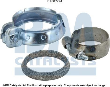 BM Catalysts FK80772 - Kit montaggio, Catalizzatore autozon.pro