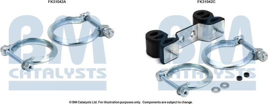 BM Catalysts FK31042 - Kit montaggio, Catalizzatore autozon.pro