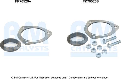 BM Catalysts FK70526 - Kit montaggio, Tubo gas scarico autozon.pro