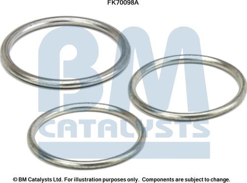 BM Catalysts FK70098 - Kit montaggio, Tubo gas scarico autozon.pro