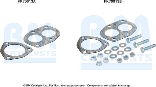 BM Catalysts FK70013 - Kit montaggio, Tubo gas scarico autozon.pro