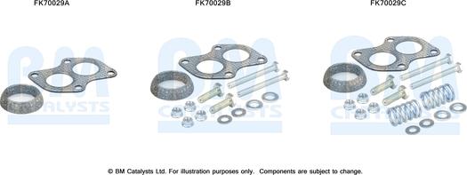 BM Catalysts FK70029 - Kit montaggio, Tubo gas scarico autozon.pro