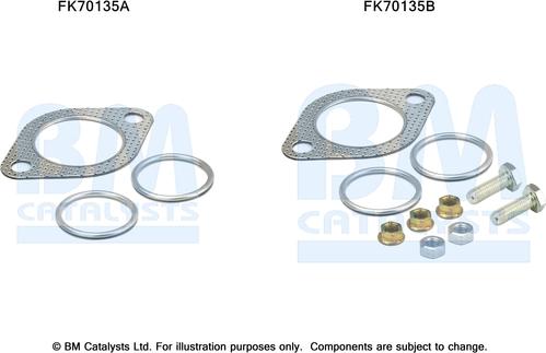 BM Catalysts FK70135 - Kit montaggio, Tubo gas scarico autozon.pro