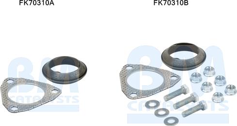 BM Catalysts FK70310 - Kit montaggio, Tubo gas scarico autozon.pro