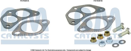 BM Catalysts FK70381 - Kit montaggio, Tubo gas scarico autozon.pro