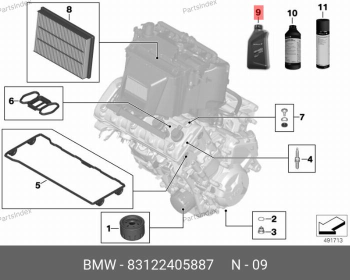 BMW 83 12 2 405 887 - Olio motore autozon.pro