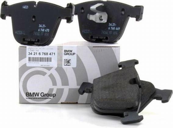 BMW 34216768471 - Kit pastiglie freno, Freno a disco autozon.pro