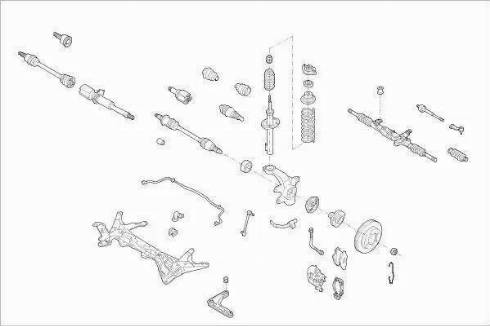 BOGE FORD-ESCOR-FB038 - Sospensione ruota autozon.pro