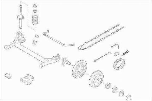 BOGE FORD-FIEST-RB007 - Sospensione ruota autozon.pro