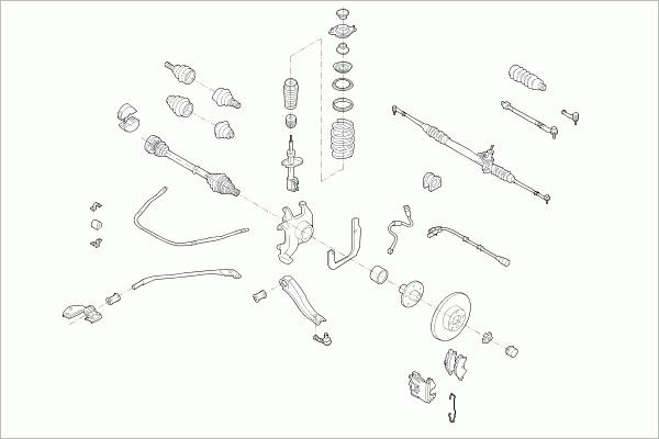 BOGE OPEL-CORSA-FB016 - Sterzo autozon.pro