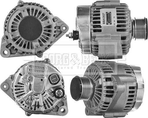 Borg & Beck BBA3027 - Alternatore autozon.pro