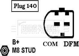 Borg & Beck BBA3002 - Alternatore autozon.pro