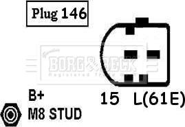 Borg & Beck BBA2592 - Alternatore autozon.pro