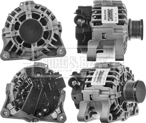 Borg & Beck BBA2508 - Alternatore autozon.pro