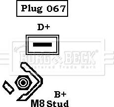 Borg & Beck BBA2661 - Alternatore autozon.pro