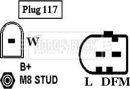 Borg & Beck BBA2846 - Alternatore autozon.pro