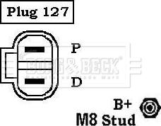 Borg & Beck BBA2190 - Alternatore autozon.pro