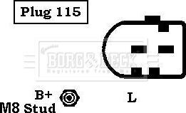 Borg & Beck BBA2729 - Alternatore autozon.pro