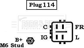 Borg & Beck BBA2534 - Alternatore autozon.pro